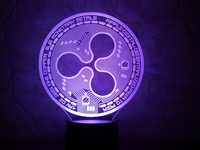 ripple-xrp-coin-cryptocurrency-violet-wall-fon